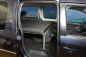 Preview: Sleeping system with rear seat in VW Caddy 3 4 5 Ford Tourneo Connect 3 side view