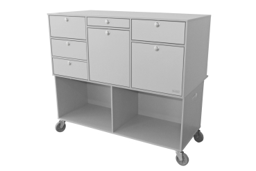 Built-in trolley with Vanessa rear kitchen
