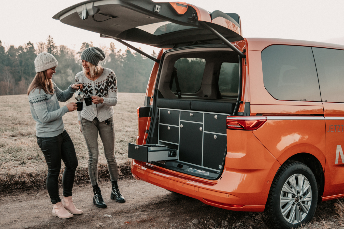 Campingmodule im VW T7 Multivan - Vanessa-Mobilcamping