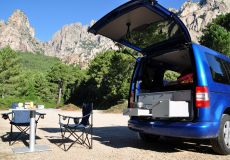 VW Caddy in Korsika