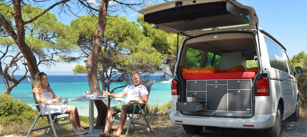 VanEssa Campingbus in Griechenland