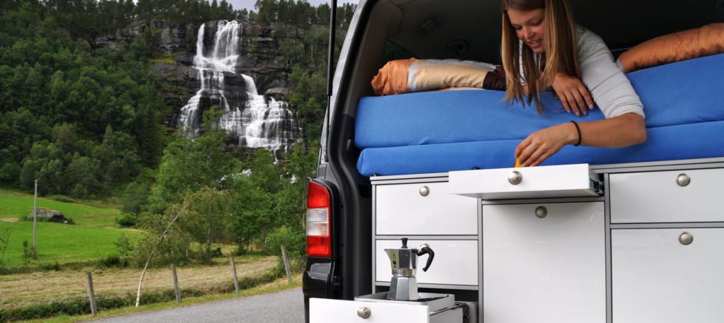 Campingküche in Norwegen