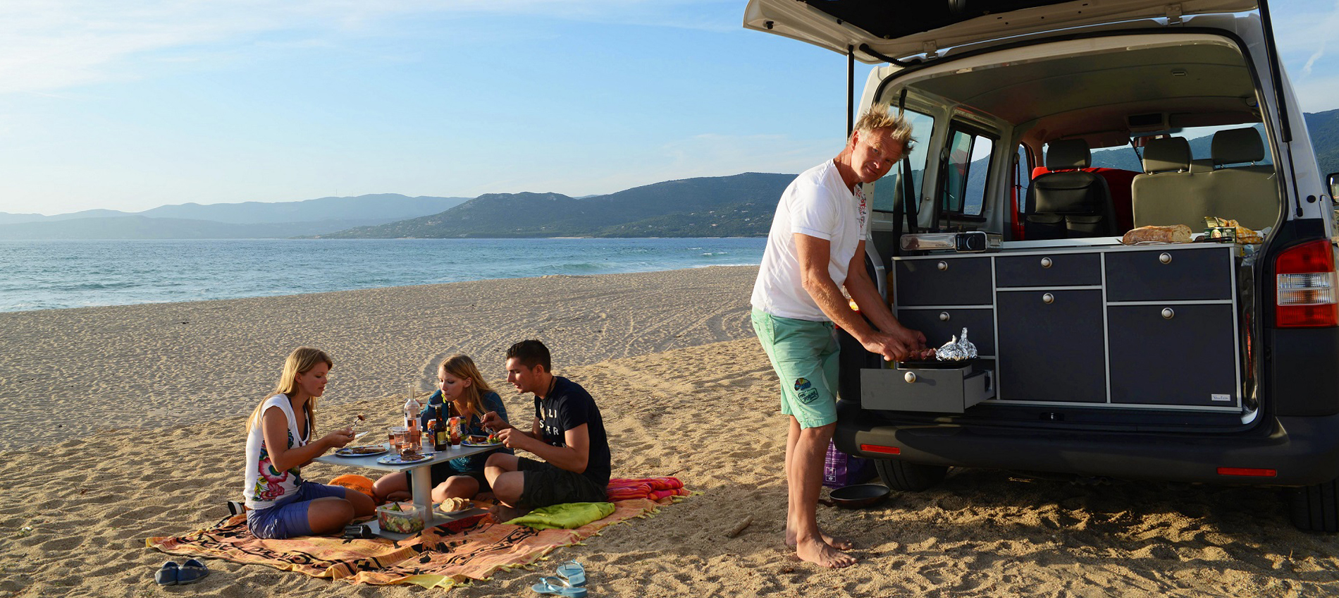 VanEssa Campingküche in Korsika