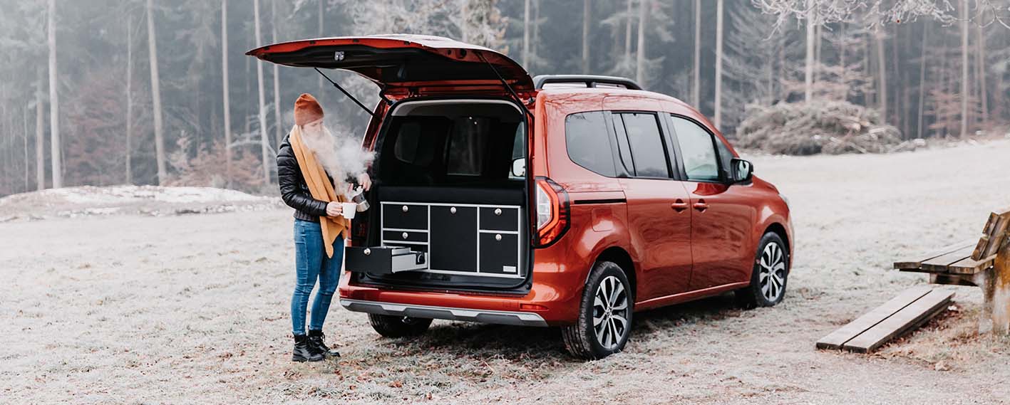 VanEssa Heckkueche im Minivan