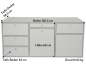 Preview: V1 - VanEssa kitchen system height 60 cm