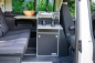 Preview: VanEssa Oslo silver kitchen module in VW Bus Outdoor