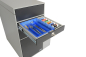 Preview: VanEssa Kitchen module Oslo Silver Cutlery drawer