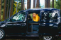 Preview: VanEssa Schlafsystem Doppelbett VW Caddy 5 Ford Tourneo Connect 3 Seitenansicht Outdoor