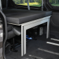 Preview: VanEssa Schlafsystem Surfer NV300 im Auto Seitenansicht
