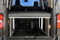 Preview: VanEssa van sleeping system in the PSA van rear view