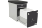 Preview: VanEssa T0 Modulturm bed extension silver-black matt toilet pull-out Dometic