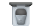 Preview: Dry separation toilet Trelino EVO M anthracite top view