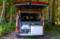 Preview: VanEssa rear pull-out kitchen Riva in Ford Tourneo Custom rear view