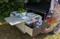 Preview: VanEssa Riva kitchen box on rear pull-out in the VW Multivan