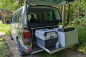 Preview: VanEssa Riva kitchen on rear pull-out in Volkswagen T6 bus