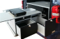 Preview: VanEssa Rear pull-out Riva kitchen unit with open drawer