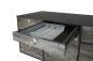 Preview: VanEssa rear kitchen graphite decor Bulli cutlery drawer open