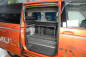 Preview: VanEssa sleeping system Surfer to kitchen divided single bed in VW T7 Multivan