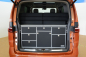 Preview: VanEssa Surfer sleeping system for split kitchen in VW T7 Multivan pack size