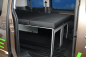 Preview: VanEssa sleeping system Surfer split double bed in the van