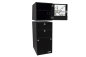 Preview: VanEssa T1 modular tower with open top cabinet in graphite black matt