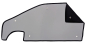 Preview: Darkening system thermal mats VW Caddy 5, single mat grey side