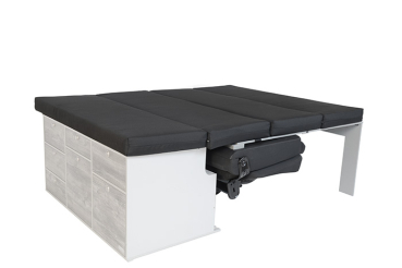 Schlafsystem zur Küche - Transporter / Caravelle kurzer Radstand mit 3er Sitzbank