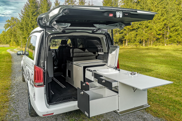 VanEssa Arco System kitchen in Mercedes V-Class