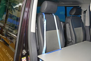 VanEssa cot for VW Bus seat suspension