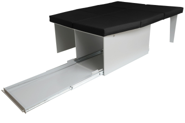 VanEssa Arco system with heavy-duty pull-out extended