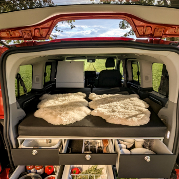 Sleeping system Surfer in addition to kitchen - Ford Tourneo Custom from 2024