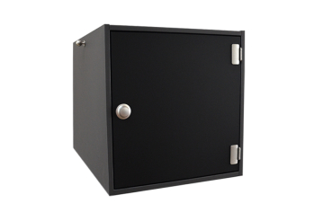 VanEssa Modulturm top cabinet closed in graphite black matt