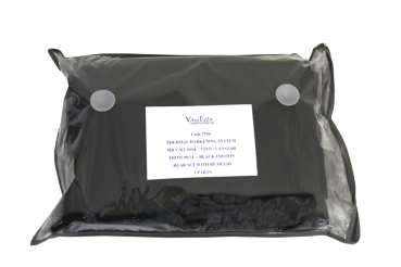 VanEssa thermal mats blackout Black Edition VW T5 Front Pack sack