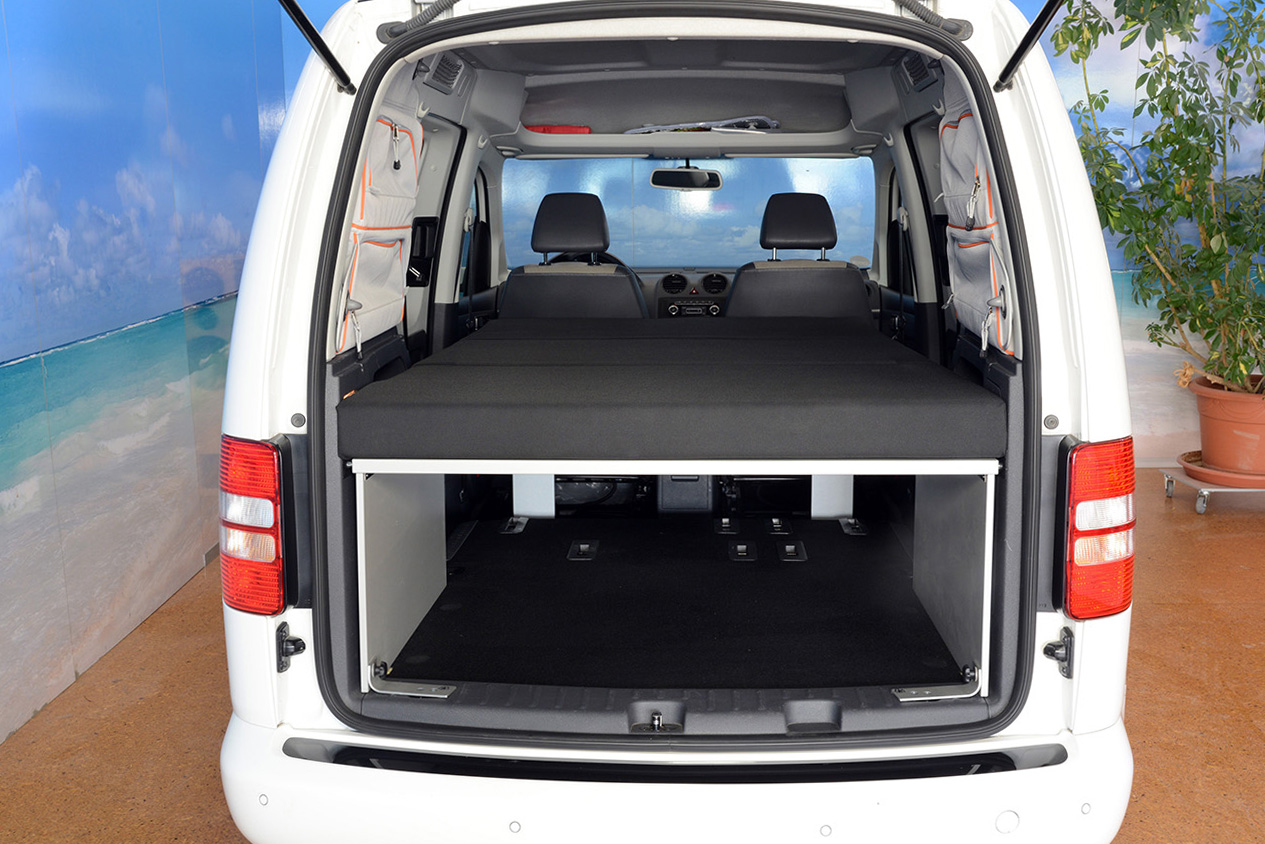 VanEssa Mobilcamping - Camping Ausbau - T5, T6, Mercedes-Schlafen im Caddy mit dem VanEssa ...