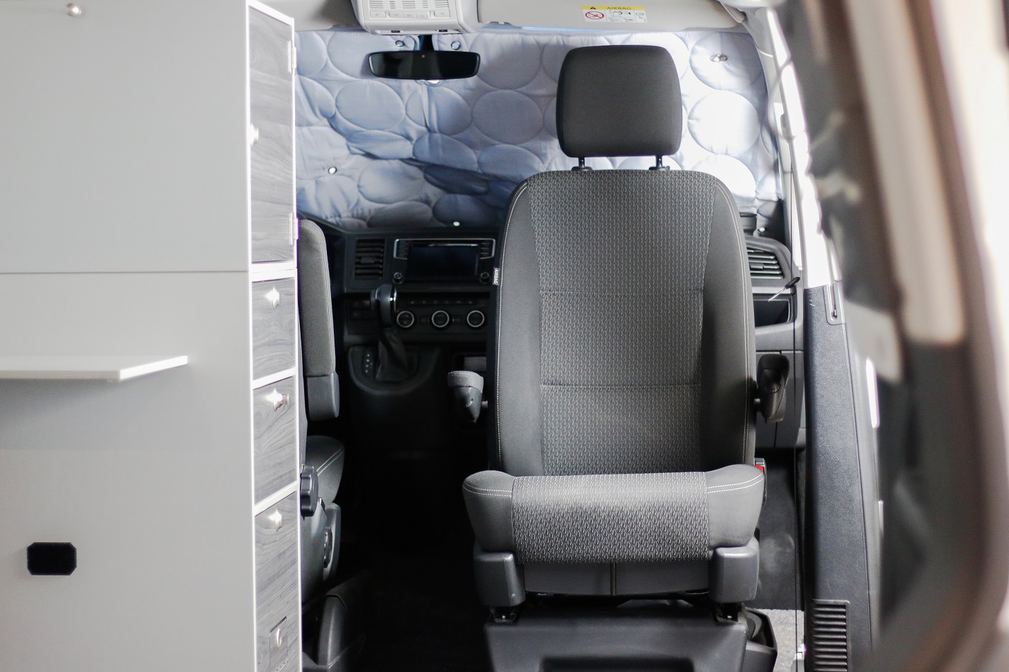 Drehkonsole für Beifahrer-Doppelsitzbank VW T5/T6