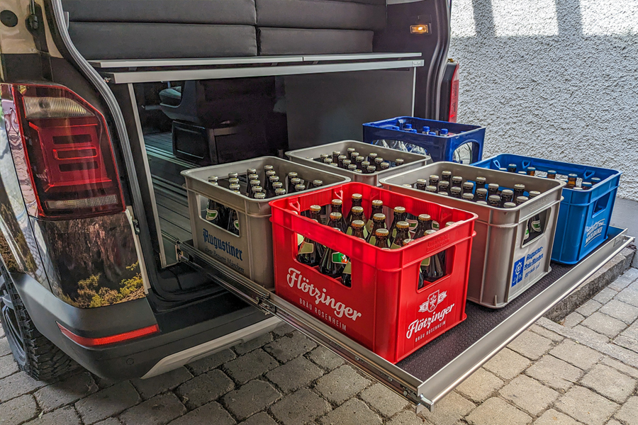 Heckauszug Riva für den VW Bus - VanEssa mobilcamping