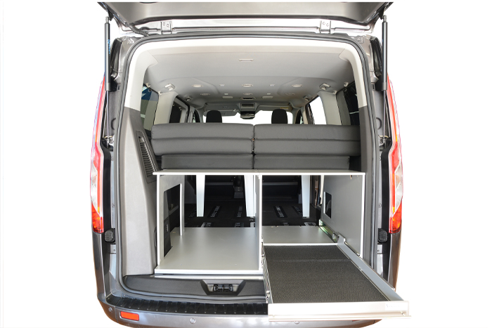 The mobile VanEssa heavy load drawer for your van - VanEssa mobilcamping