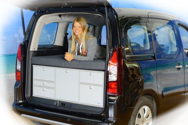 Schlafsystem zur Küche  - Berlingo II / Partner Tepee