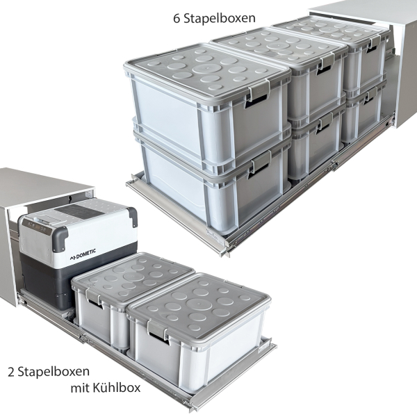 VanEssa Arco system - sleeping system with heavy-duty pull-out for Ford Tourneo / Transit Custom