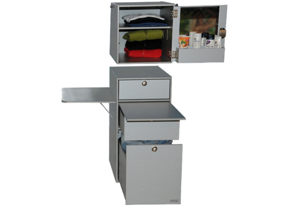 Top closet for module tower