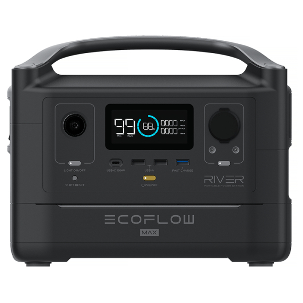 EcoFlow RIVER MAX Powerstation Lithiumbatterie