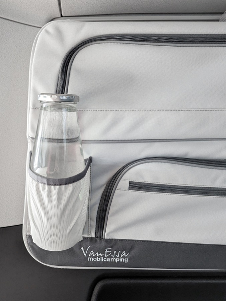 Original VanEssa Packing bag for VW T5 / T6 / T6.1 light grey - single sided