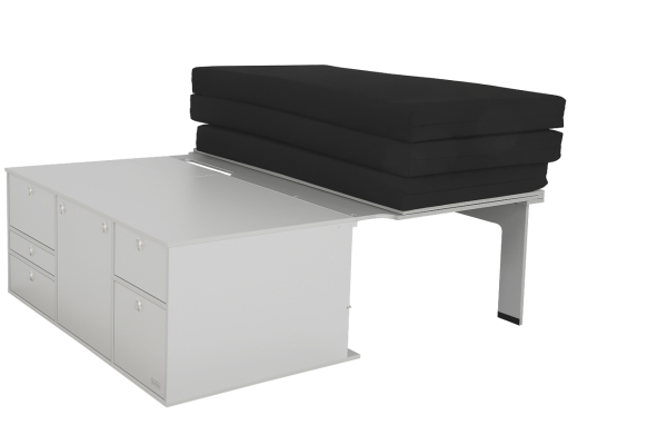 Sleeping system in addition to kitchen - VW Caddy Maxi 3 / 4