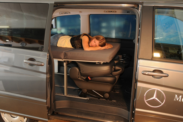 Sleeping system in addition to kitchen Van - V-Class / Viano / Vito / Horizon / Activity / Pössl VanSTAR
