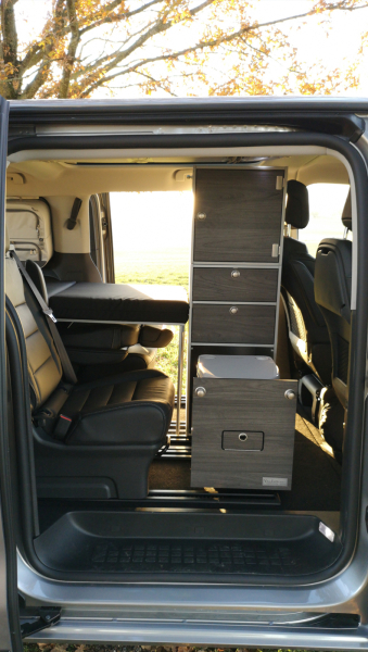 VanEssa interior module t2 wc silver top cabinet swiss