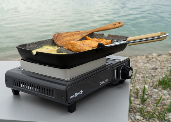 Grillpfanne für Campingküche