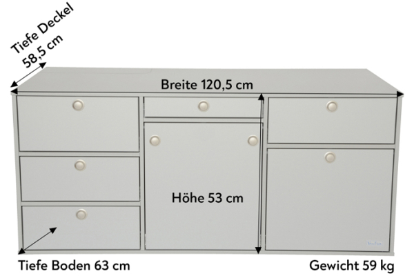 V1 - VanEssa kitchen system height 53 cm