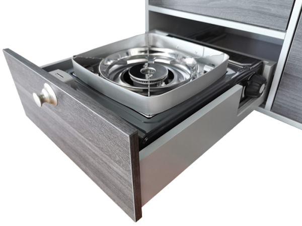 V1 - VanEssa kitchen system height 56 cm | corpus Silver