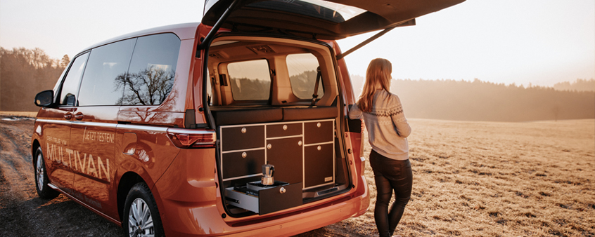 Camping kitchen for your Volkswagen T7 Multivan - VanEssa mobilcamping