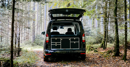 Ford Tourneo Connect campervan with VanEssa Rear kitchen